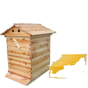 Juego Completo de 7 Piezas de Colmena de Abejas Automática con Flujo Continuo, Caja de Colmena de Abejas, Marco de Colmena de Abejas, Madera de Abeto Chino - Product Image 4
