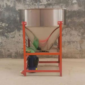 Feed Mixer, Dry and Wet Dual-purpose Thickened Stainless Steel Feed Mixer, Small Household Farm Equipment, Plastic Pellets - Product Image 5