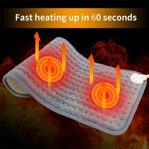 Couverture chauffante d'hiver électrique grise portable chaude avec coussin chauffant électrique à usage domestique - Product Image 4