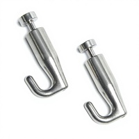 Offre Spéciale : Kit de Suspension pour Panneaux Acoustiques avec Crochets de Fixation en Y, Clips en Fil de Fer/Laiton, Taille Réglable 1.0-3.0mm