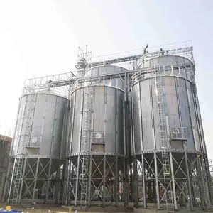 500 Ton Barley Storage Silo China Silo Fabricante Solução De Armazenamento De Grãos Silo De Aço para Grãos