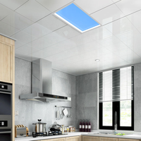 Plafonnier LED Artificiel Effet Ciel Bleu, Haute Luminosité, Installation Facile, Indice de Protection IP54, Idéal pour la Maison et le Bureau