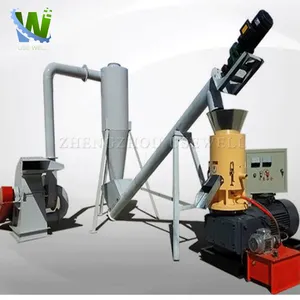 wood shredder wood crusher machine for sawdust powder wood pellet production line