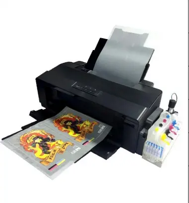 Fcolor nova diy máquina de impressão de camiseta, a3 + a3 pet filme transferência dtf impressora l1800