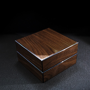 Specialized Premium Classic Square Wooden Portable <strong>Folding</strong> Cigar <strong>Ashtray</strong> - Product Image 2