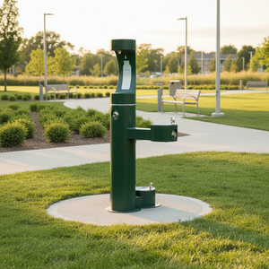 Bebedero Público Manual de Acero Inoxidable para Exteriores, Estación de Recarga de Botellas de Agua, Dispensador de Agua sin Contacto para Mascotas - Product Image 3