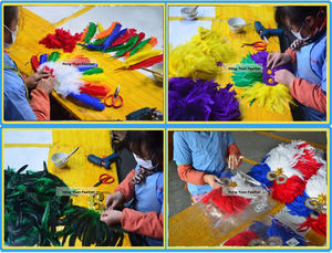 Lustige Kostü<span class=keywords><strong>m</strong></span> Cosplay venezia nischen Karneval Maskerade italienische Maske Hochzeit Venedig Feder Party Maske für Party Holiday Supply - Product Image 4