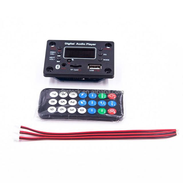 Car TF Card USB FM MP3 BT Amplifier Module Mp3 Player Mp3 Decoding Board Audio AMP Module