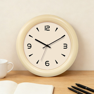 Warm Modern Simple Nordic Design Plastic Quartz <b>Battery</b> Powered Wall <b>Clock</b> for Living Room Home Decor - Product Image 1