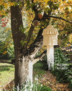 Factory Direct Sales Baumwolle Hand gewebter Weihnachts lampen schirm - Product Image 2