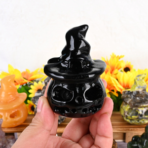 卸売手で刻まれた天然クリスタルカービングクリスタルパンプキンホームデコレーション用 - Product Image 4