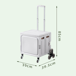 Chariots de stockage du marché Portable pliable pliant Camping épicerie <span class=keywords><strong>escalier</strong></span> escalade 8 roues chariot chariot - Product Image 5