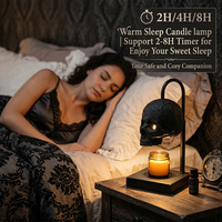 Lampe chauffe-bougie à thème Halloween, squelette effrayant, pour bar, café, fête, décoration de maison