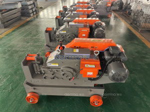 Machine de découpe automatique de barres d'acier de 6 à 50 mm, prix d'usine, construction lourde, machine de découpe de barres d'armature - Product Image 6