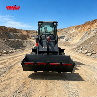 CE EPA China Hersteller Günstiger Preis 2,5 Tonnen 4x4 Baggerlader Traktor Mit Frontlader und Heckbagger