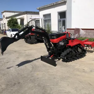 Tractor agrícola anfibio 35HP Crawler, Tractor de pista de motor diésel para jardín, en venta