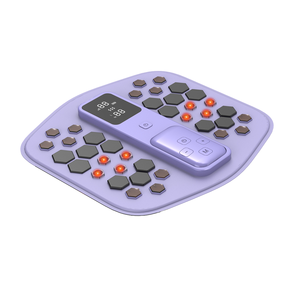 Tapis de massage des pieds électrique EMS à lumière rouge intelligent avec pierres de massage, prix usine - Product Image 5