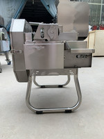 Multifunctionele commerciële groentesnijder, automatische snijmachine voor bieslook, lente-uien, zuurkool, aardappelen en chilipepers.