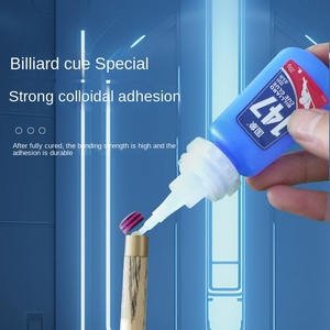 ZSQ Guoelephant Special 401 Cue Stick cabeza de cuero de secado rápido pistola de goma fuerte para construcción Reparación de plástico de Metal suave - Product Image 2