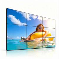 Écran LCD publicitaire 4K pour mur vidéo intérieur, 46, 49, 55, 65 pouces, 500 nits, cadre ultra-fin 3,5 mm, écran de jonction pour mur vidéo
