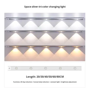 Ultra-sottile ricaricabile Smart LED striscia moderna occhio di gatto luce collina per armadio vino soggiorno caratteristiche autoadesive - Product Image 6