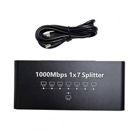 기가비트 이더넷 분배기 1~2/3/4/7 1000Mbps RJ45 LAN 네트워크 분배기(PC 노트북용) 닌텐도 스위치 라우터 인터넷 TV 박스