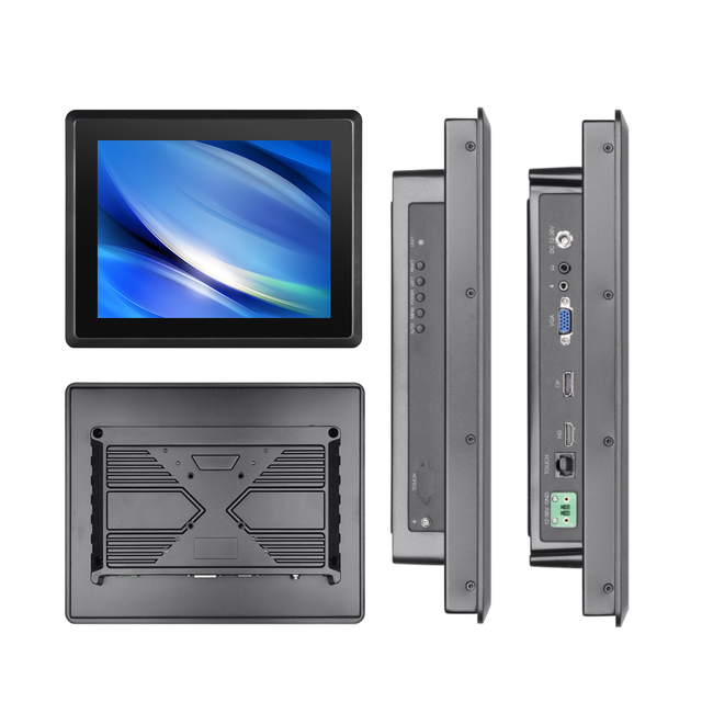 Industrial HD 12.1 Inch LCD Touch Monitor Capacitive Screen IP65 HD-MI VGA DVI Embedded Touchscreen Monitor