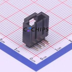 M2553R-04P Wire-to-<b>Board</b> <b>Pin</b> Header Bent Lead Through Hole,P=2.54mm Connector 1x4P 2.54mm Right Angle Insert 4P - Product Image 1