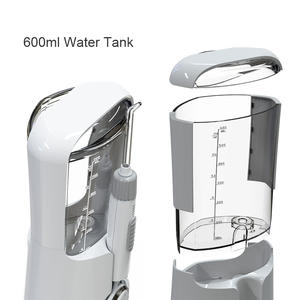 防水水タンク付き,ポータブル電気コードレスデンタルフロッサー家庭用ウォータージェット経口灌漑用 - Product Image 4