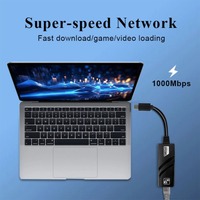 Tarjeta de Red USB3.0 a RJ45 de 1000 Mbps, Adaptador Ethernet LAN RTL8153, Tarjeta de Red de 10/100/1000 Mbps para PC, Macbook, Laptop, Windows 10/11
