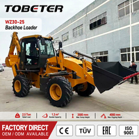 Backhoe Loader Konstruksi dengan Mesin Penggalian dan Pemuatan Hidrolik untuk Pembangunan Jalan dan Pekerjaan di Lokasi Proyek