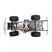 Hengguan Toys Modèle 1/10 Camionnette 4x4 à châssis métallique Trail Rock Crawler RTR Véhicule HG P407 Voiture RC Fabricants