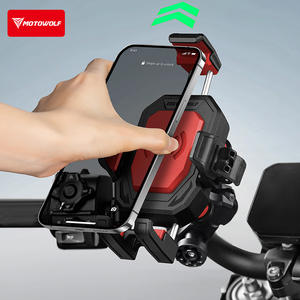 Soporte <span class=keywords><strong>de</strong></span> Teléfono Móvil Motowolf MH2 con Amortiguación <span class=keywords><strong>para</strong></span> Motocicleta - Product Image 5