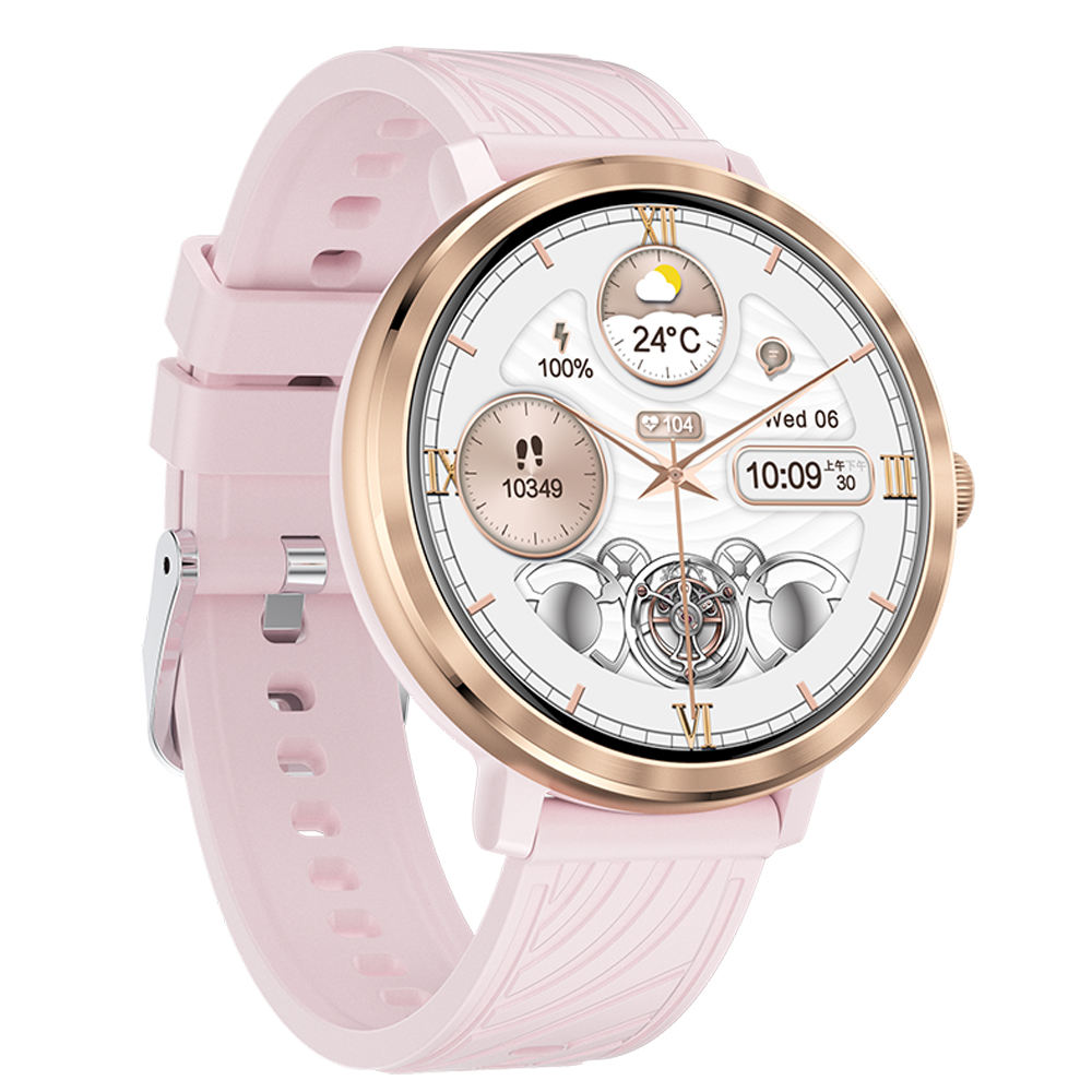 NX27 1.19inch Amoled Smartwatch 2026 IP68 Waterproof BT Call 180mAh Fitness Tracking Sport Health Smart Watch for Ladies