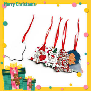 Hemşirelik ev noel bellek yardım kolye süblimasyon boş Mdf noel kişiselleştirilmiş süsler yazmak için - Product Image 6