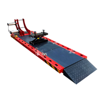 XINYUAN Pont élévateur à ciseaux homologué CE 700 kg, hydraulique monocylindre, mobile, à profil bas, pour moto et garage de réparation automobile