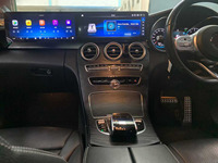 Écran LCD double 25,6 pouces, autoradio numérique avec Carplay, GPS et navigation pour Mercedes Benz Classe C W205 GLC X253 W253 2015-2020