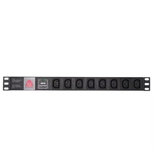 C13 8 prises 10A de base avec production de surtension se référer à la feuille IEC 19 "1u PDU pour l'équipement de distribution d'alimentation du centre <span class=keywords><strong>informatique</strong></span> - Product Image 2