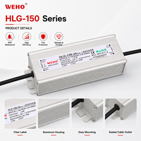 Alimentation LED étanche IP67 HLG-150W - Driver à tension/courant constant HLG-150 pour éclairage extérieur