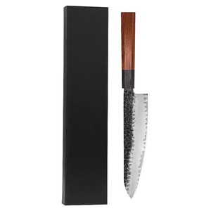 Cuchillo Japonés para Filetear Salmón, Acero al Carbono 9CR18, Cuchillo Nakiri para Chef, Juego de Cuchillos Gyuto, Mango Octogonal de Ébano y Madera de Árbol Ácido - Product Image 5
