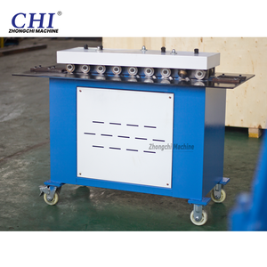 Máquina automática de conformado de cuellos Pittsburgh para ductos cuadrados de chapa de acero, fabricación de ductos <span class=keywords><strong>HVAC</strong></span>, 220V-440V, 0.4-1.0mm - Product Image 3