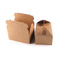 Emballage en papier Kraft avec Logo personnalisé pour gâteau, 10 pièces, bon marché