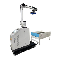Bras robotisé pneumatique industriel avec moteur PLC - Pince de palettisation robuste avec ventouses à vide pour surfaces planes et lisses