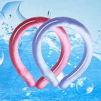 Refroidisseur réutilisable Gel Pack cou refroidissement Tube personnalisé glace cou refroidisseur anneau d'enveloppe pour l'été extérieur intérieur