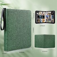 KAVO I Porte-cartes professionnel 900 pochettes, pochettes de rangement en tissu polyester, fermeture éclair, pochettes double face, cartes standard