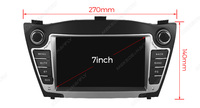 Écran de navigation automobile MEKEDE, radio audio, systèmes d'interface utilisateur multiples intégrés, Car-play Auto pour Hyundai Tucson 2LM IX35 7 pouces 2009-2015