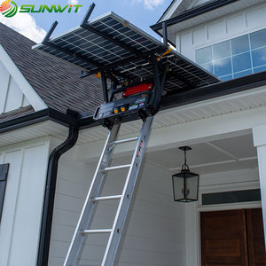 Thang máy cho vận chuyển tấm pin mặt trời Nhà cung cấp lợp PV mô-đun nâng máy người đàn ông nâng bậc thang nền tảng - Product Image 3