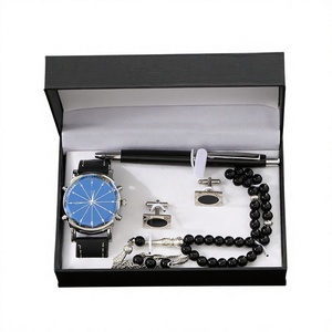 IStapromo Gifts Hot Selling Men Gift Set Belt Corporate Multi Items Luxury Wrist Watch Gift <b>Box</b> for Business - Product Image 1