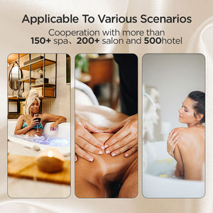 Vendita calda di guanti di seta grezza di seta viso corpo esfoliante Spa guanto di bellezza turco pelle morta per rimuovere guanto per le donne - Product Image 5