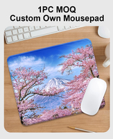 Fabrication de tapis de souris de jeu Fuji Blossom tapis de souris vierge en néoprène avec sublimation tapis de bureau d'ordinateur au design personnalisé